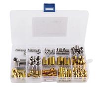Cloimei 116Pcs High Strength Self Tapping Thread Inserts and Steel Wire Thread Inserts Kit Thread Repair Set for Automotive Industrial Machinery Maintenance DIY Projects Steel Mate