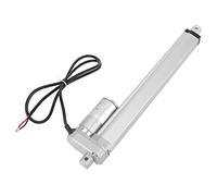 Cloimei 12V Heavy Duty Linear Actuator 140KG Max Lift Electric Motor with Built in Stroke Switch for Equipment Automotive Industrial Machinery Silver Metal Construction (250mm)