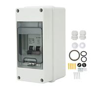 Cloimei 2 Pole Miniature Circuit Breaker IP65 High Voltage DC1000V 40Amp Solar PV Disconnect Switch for Photovoltaic Solar Panel Systems and Off Grid Power Generation