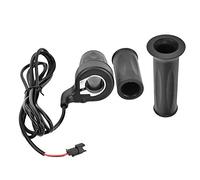 Cloimei 20X Throttle Grip Half Turn Handle Accelerator for Electric Bike Conversion Universal Mountain Bike Scooter Tricycle Accessory Black 6.5x4.5cm 3PCS Set