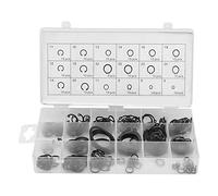 Cloimei 225 Piece Circlip Snap Ring Retaining Ring Assortment Kit 18 Sizes Internal External C Clip Set for Automotive Machinery Industrial Repair and Maintenance Durable Spring St