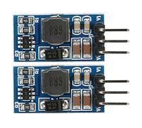 Cloimei 2Pcs DC DC Step Up Module Boost Converter 1MHZ 93% Efficiency for LED Motor Battery Powered Equipment ND0412SA 5V 6V 9V 12V Over Current Over Voltage Short Circuit Protecti (9V)