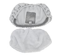Cloimei 2Pcs Premium Microfiber Replacement Pads High Absorbency Washable Refill Cloths for Bissell 1132 1252 1440 Series Mops Soft Durable White and Striped Cleaning Pads