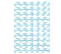 Cloimei 30 Hole Loose Leaf Binding Spines 22mm Inner Diameter Plastic Binding Rings 10 Pack Durable PP Material for Office Documents Projects and Paper Organization (Transparent Blue)