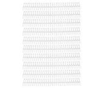 Cloimei 30 Hole Loose Leaf Binding Spines 22mm Inner Diameter Plastic Binding Rings 10 Pack Durable PP Material for Office Documents Projects and Paper Organization (White)