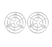 Cloimei 304 Stainless Steel Steam Rack High Temp Trivet for Pressure Cooker Oven Baking Steaming Food 2PCS Durable Kitchen Cooking Accessories (19.5CM)