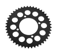 Cloimei 420 45T Motorcycle Rear Sprocket Heavy Duty Steel Black 12 Hole Chain Sprocket Cog for ATV Go Kart Dirt Bike Lightweight Replacement Part