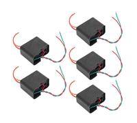 Cloimei 5Pcs High Voltage Generator Module 200KV Boost Step Up Power Transformer for Science Experiments DIY Projects Electronic Instruments Durable Plastic Case Small Size High Ef