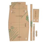 Cloimei 5Pcs Shoulder Bag Acrylic Template DIY Craft Kit Lightweight Durable Transparent Acrylic Boards for Handmade Purses Tote Bags Sewing Projects Gift for Crafters Artists