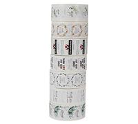 Cloimei 7 Rolls English Letter Stickers 500pcs Colorful DIY Decorative Labels for Wedding Birthday Party Favors Gift Wrapping 2.5cm Adhesive Stickers