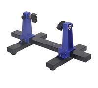 Cloimei Adjustable Soldering Clamp Holder 360 Degree Rotating Circuit Board Workstation with Sturdy Metal Base ABS Arm Spring Clamp for PCB Soldering Desoldering Rework Projects 2 (Holder)