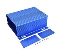 Cloimei Aluminum Alloy Electric Box Project Junction Case Split Enclosure 61x147x155mm Matte Blue Sealed Easy Install Heat Dissipation Signal Shielding for Electronic Enclosure DIY