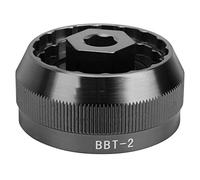 Cloimei Bike 5 in 1 Multifunction Bottom Bracket Cup Tool BBT2 Aluminum Alloy Professional Grade Compatible with BB9000 BBR60 BSA30 FSA386 for Bicycle Repair and Maintenance (Black)