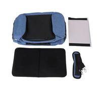 Cloimei Bowling Ball Bag Padded Holder Large Capacity Storage for 2 Balls with Adjustable Shoulder Strap Shoe Compartment Water Bottle Pockets for Men Women Bowlers Nylon Black 34.