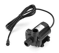 Cloimei Brushless Water Pump 12V High Performance Mini Adjustable Speed DC Water Pump 1500L/H Flow Head for Aquarium Pond Fountain Car RV Marine Use