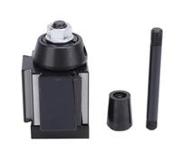 Cloimei CNC Lathe Tool Holder 250000 High Speed Steel Wedge Type Quick Change Lathe Facing Post Holder Interchangeable with Dorian Phase II BXA Series for Metalworking