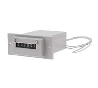 Cloimei CSK6 YKW 6 Digit Electromagnetic Pulse Counter High Speed Accurate Counting Panel Mount for Industrial Use in Textile Machinery Mining Food Printing (DC24V)