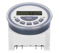 Cloimei Digital Timer Switch LCD Display Electronic Time Control TM619H2 12V AC DC Panel Mount Programmable Relay for Home Automation Industrial Equipment ABS Housing