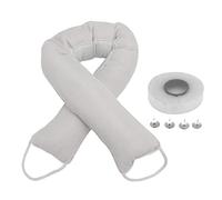 Cloimei Door Snake Draft Stopper Heavy Duty Extra Long Washable Under Door Air Blocker Windproof Noise Reduction for Home Office Bedroom 28.6oz 6PCS Oxford Cloth Pearl Cotton (Beige)