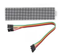 Cloimei Dot LED Display Controller 4in1 Module Serial Input Output Common Cathode Driver for DIY Electronics Projects and Microcontroller Systems