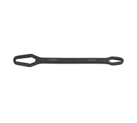 Cloimei Double Ended Wrench Self Tightening Multifunctional 8mm to 22mm Double Head Metric Wrench for Car Motorcycle Repair Chrome Vanadium Steel 270mm Length (Black)
