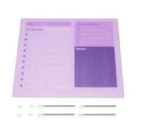 Cloimei Dry Erase Planner Board Acrylic Desktop Calendar to Do List Schedule Board with Stand for Office Home Reusable Writing Organizer Students Teachers (30 * 25cm)