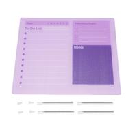 Cloimei Dry Erase Planner Board Acrylic Desktop Calendar to Do List Schedule Board with Stand for Office Home Reusable Writing Organizer Students Teachers (40 * 30cm)