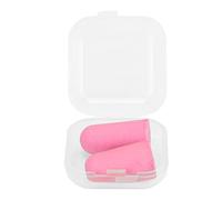 Cloimei Earplugs Sponge Soft Comfortable Noise Cancelling for Sleeping Working Studying Traveling 2PCS Lightweight Sound Insulation Ear Protection (Pink)