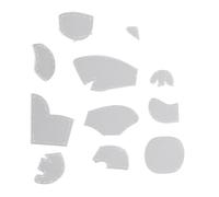 Cloimei Elephant Template Ruler Set 11Pcs Acrylic Quilting Templates for Sewing DIY Craft Projects Elephant Pattern Cutting Tools for Beginners and Experts 10 Inch