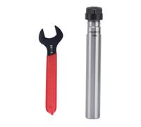 Cloimei ER11 Collet High Precision Straight Shank Tool Holder for CNC Milling and Lathe Machines Made of 40Cr Carbon Steel with 1 7mm Clamping Range and Included Wrench (C16-ER11A-100L)