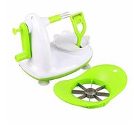 Cloimei Hand Cranked Peeler with Fruit Vegetable Peeler Safe Efficient Kitchen Tool for Apples Pears Potatoes ABS Plastic 406g 4.72x8.27x6.10 Inches (Standard Type)