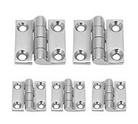 Cloimei Heavy Duty Stainless Steel Marine Boat Door Hinge 38mm 50mm Proof Strap Hinge for Boats Trucks Trailers Caravans Rust Free Cabinet Hinge Replacement Accessory 1pc 5pcs Opti (ZWS9220-50