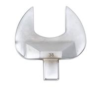 Cloimei High Carbon Steel Open End Crowfoot Wrench 14 X 18mm Fully Polished Chrome Finish Crows Foot Wrench Replacement for Automotive Repair and Mechanical Maintenance (38mm)