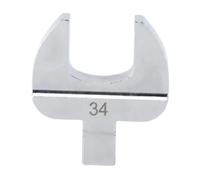 Cloimei High Carbon Steel Open End Crowfoot Wrench 14 X 18mm Fully Polished Chrome Finish Crows Foot Wrench Replacement for Automotive Repair and Mechanical Maintenance (34mm)