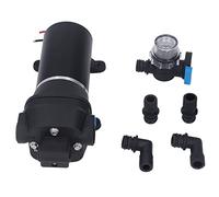 Cloimei High Pressure Water Pump 24V 4.5GPM Self Priming Diaphragm Pump with Permanent Magnet Motor for RV Yacht Aquarium Swimming Pool Water Transfer