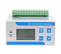 Cloimei Integrated Motor Protector 3 Phase Digital Intelligent Motor Overload Underload Protector Phase Failure Protection AC380V 3 160A Rail Mounted for Industrial Motor Applicati