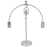 Cloimei Iron Geometric Balancing Desk Decor Stress Relief Gift for Office Home Innovative Shape Physical Mechanics No Electricity Long Rotation Time