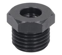 Cloimei Lathe Headstock Spindle Adapter 33mm Male 18mm Female Thread 2.5mm Pitch Heavy Duty Alloy Steel Chuck Faceplate Connector for Woodturning Grinding Drilling Black 4.1x4.1x3.