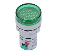 Cloimei LED Voltmeter Digital Display Voltage Meter Indicator Signal Light Wide Range 6 100V for Automotive Marine DIY Projects Plastic Blue Red White Green Yellow 50x30x30mm (Green)