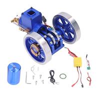 Cloimei Mini Internal Combustion Engine Model Kit High Precision Metal Educational STEM Working Gas Powered Physics Experiment Set for Students Teachers Science Enthusiasts