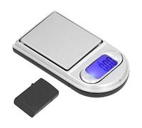 Cloimei Precision Jewelry Scale 200g 0.01g Accuracy 4 Units Conversion Mini Digital Gram Scale with LCD Display for Weighing Food Jewelry Coffee Portable Pocket Size ABS Material B
