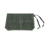 Cloimei Premium Canvas Camping Utensil Storage Bag Outdoor Cooking Tools Organizer Portable Travel Knife Holder for Picnic BBQ Hiking Adventure (OD Green)