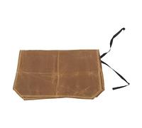 Cloimei Premium Canvas Camping Utensil Storage Bag Outdoor Cooking Tools Organizer Portable Travel Knife Holder for Picnic BBQ Hiking Adventure (Khaki)