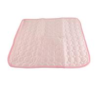 Cloimei Premium Pet Cooling Mat Summer Breathable Ice Silk Pad for Dogs Cats Sofa Bed Floor Non Cooling Gel Pad Relieves Joint Heat Stress (M)