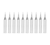 Cloimei Premium Solder Iron Tips Set 10PCS High Performance Universal Internal Heating Replacement Tips for Electric Soldering Iron Station Durable Oxygen Free Copper (I Type(Pointed Head))
