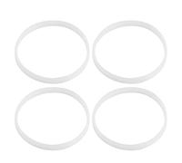 Cloimei Premium White Rubber Sealing O Ring Gasket Set of 4Pcs Durable Flexible Replacement Seal for Blender Juicer NN100 NN101 BL450 BL480 BL490 Series Kitchen Appliance Spare Par