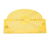 Cloimei Professional Architectural Drawing Template Set Geometric Design Ruler Durable Plastic Measuring Tool for Architects Engineers Designers Students Drafting Technical Plans (4352)