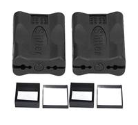 Cloimei Professional Fiber Optic Tube Stripper Cable Stripping Tool with 4 Adjustable Sizes for Optic Fiber Jacket Removal ABS Shell 2Pcs Set