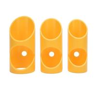 Cloimei Professional Foam Pipe Tool Set 3 Pack ABS Insulation Cutting Guide Fixture for Construction Home Renovation Plumbing HVAC Work Lightweight Durable (Yellow)