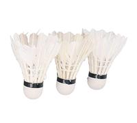 Cloimei Professional Grade Goose Feather Badminton Shuttlecocks 3PCS Premium Quality High Performance Durable White Goose Feather Shuttlecocks for Competitive Play Training Indoor